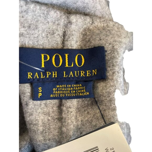 Buy New Polo Ralph Lauren Women's Grey Belted Wrap Coat - Size Small - New - Picture 2 of 5